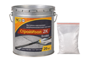 Битумно - каучуковая  мастика ведро 3, 0 кг СтройИзол 2К ЭКОБИТ